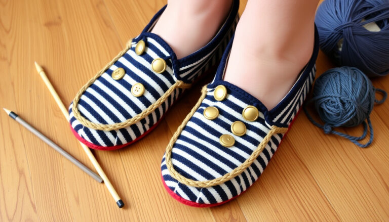Sailor Slippers ohje – Ilmainen suomenkielinen ohje tossuihin