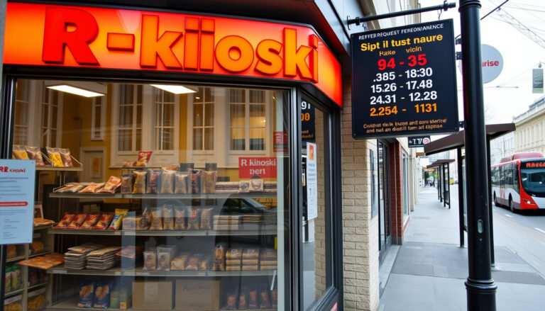 R-kioski Tampere – aukioloajat, sijainnit ja palvelut