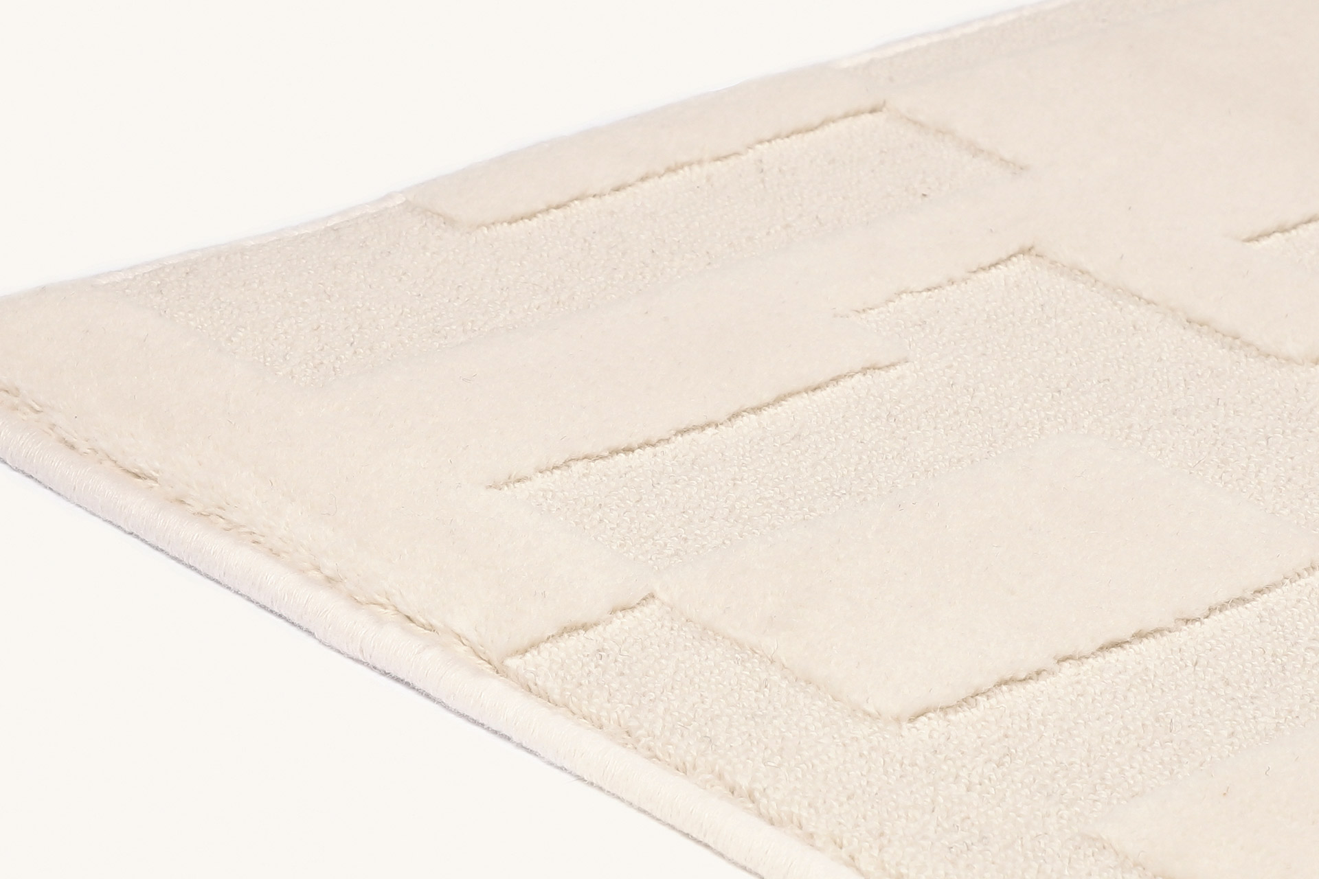 VM Carpet Domino villamatto, 100% villa, 200x300 cm, valkoinen