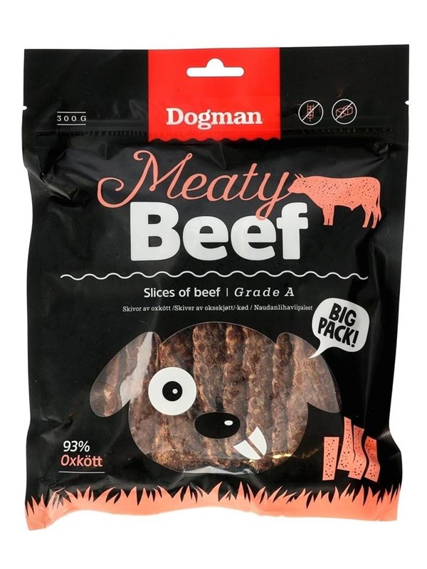 Dogman Meaty Naudanlihaviipaleet 300g